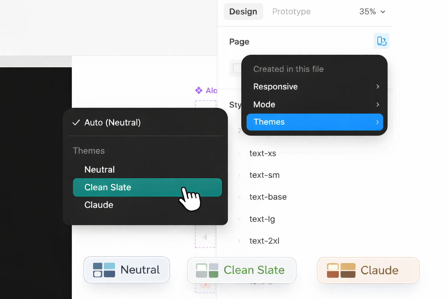 Figma Theme Switching