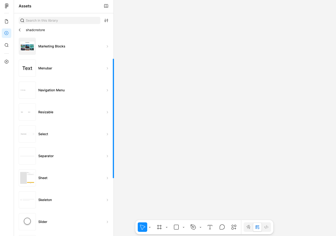 Figma publish library