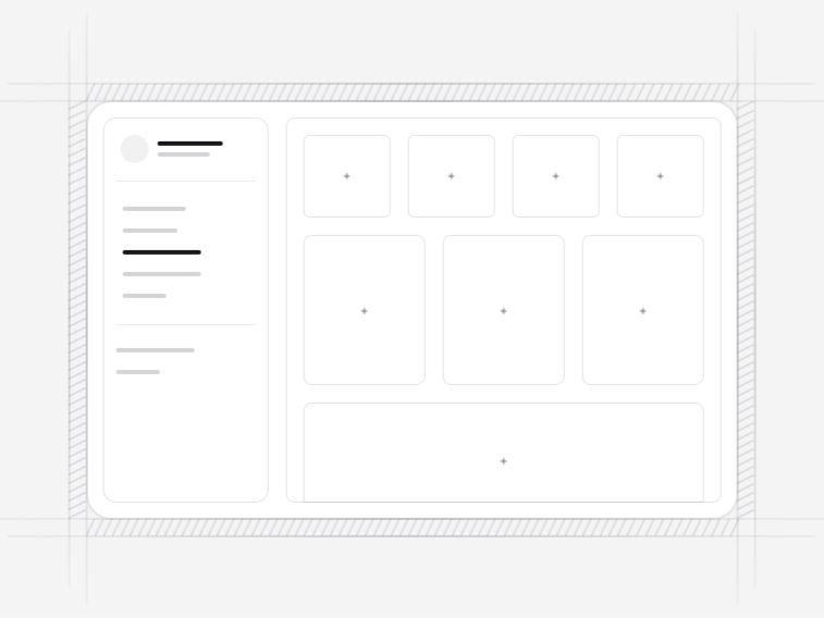 Application Shell Sections preview
