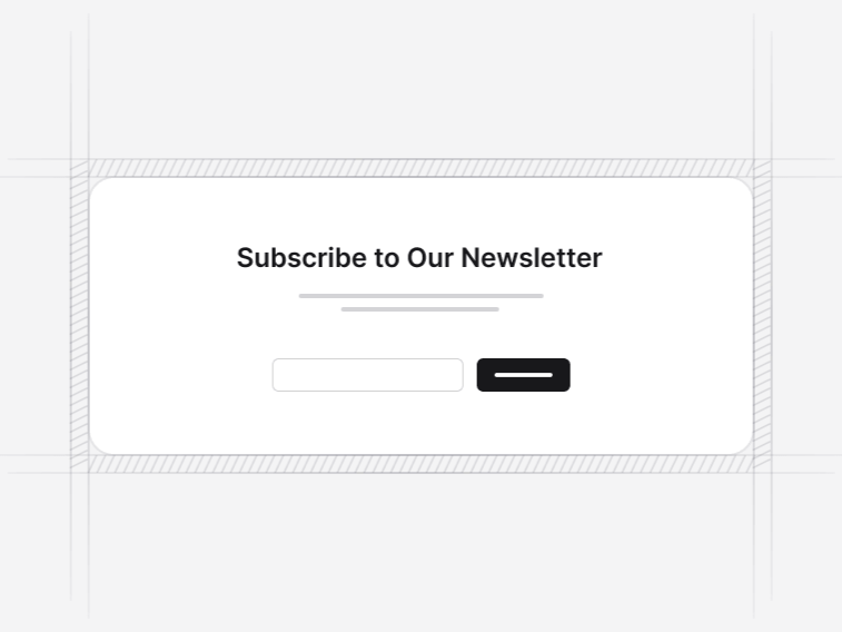 Newsletter Sections preview