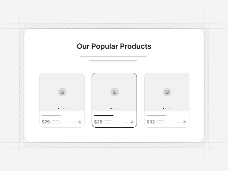 Product List Sections preview