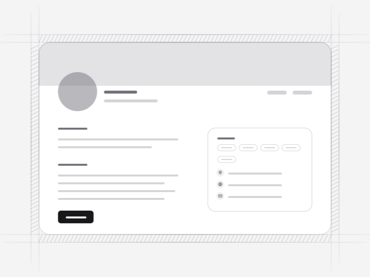 Profile Sections preview
